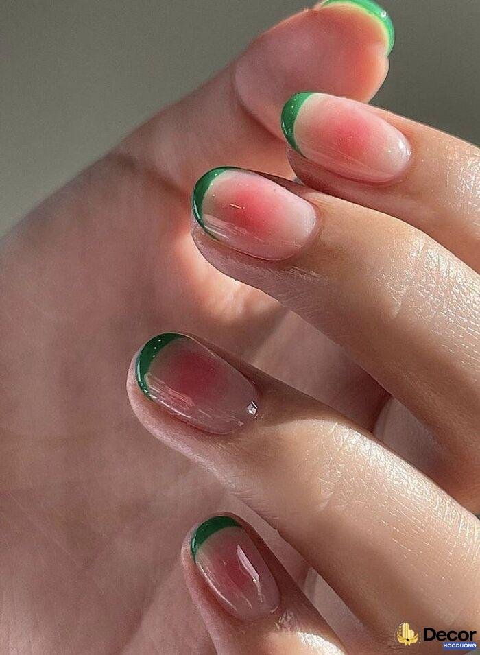 nail dưa hấu mùa hè