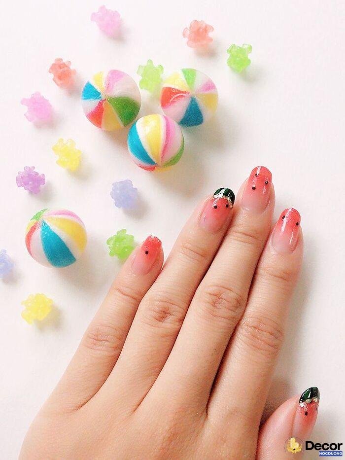 nail dưa hấu nổi bật