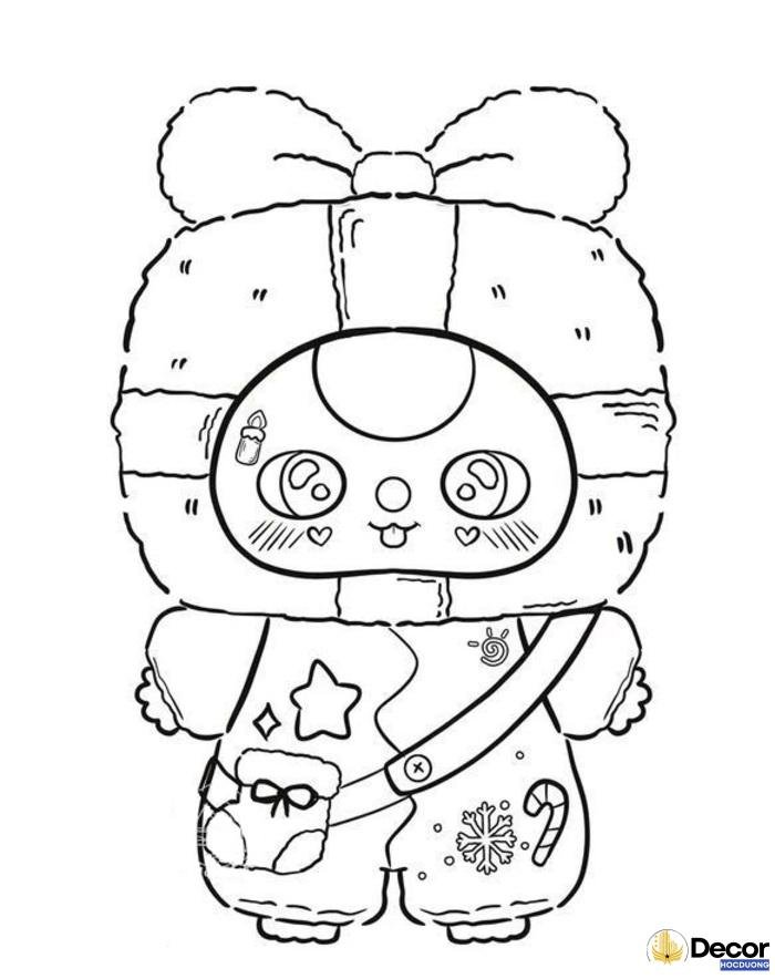 tô màu baby three dễ thương nhất