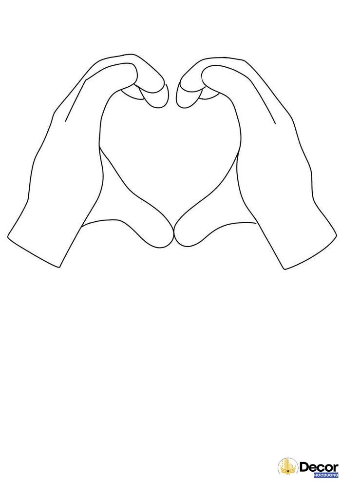 tô màu bàn tay cơ bản