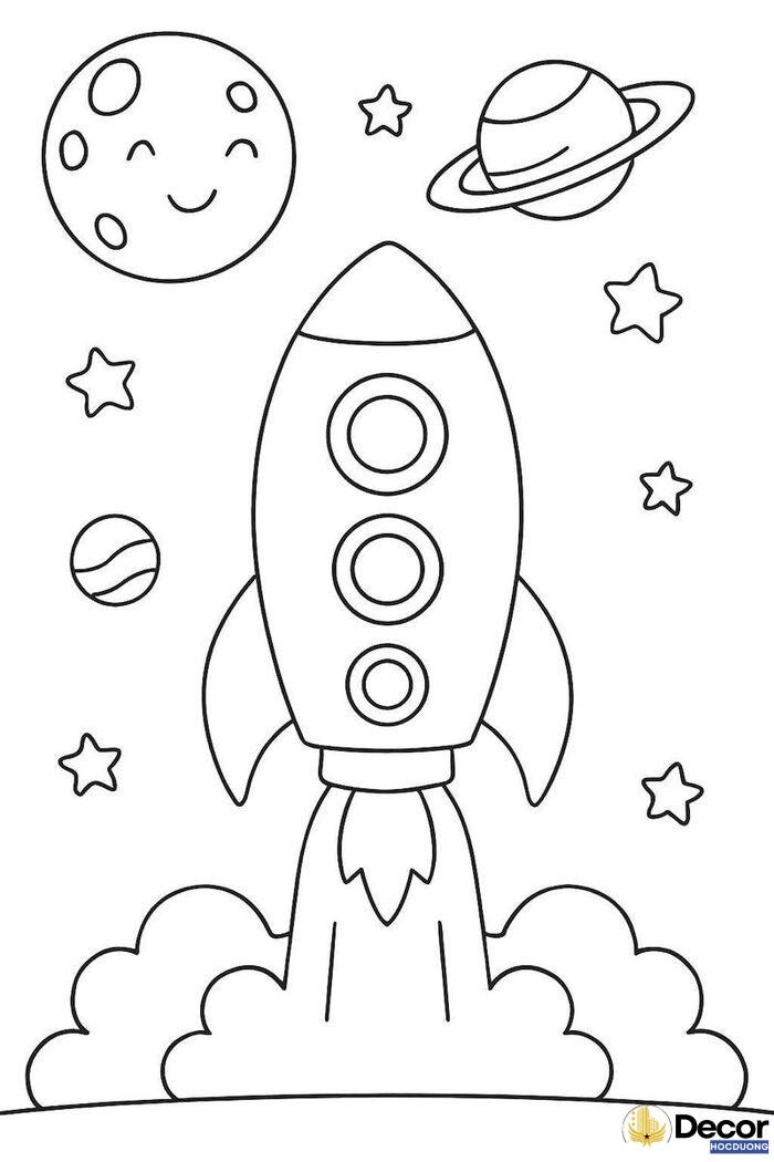 tô màu bé 6 tuổi vui vẻ