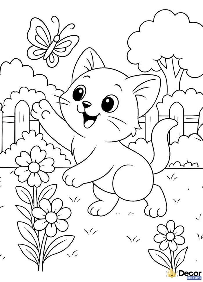 tô màu dụng cụ học tập cho bé