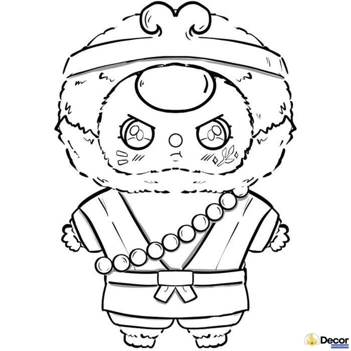 tô màu hoạt hình baby three