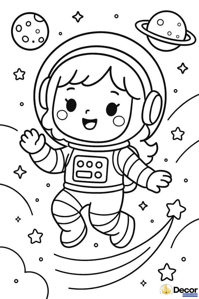 trang tô màu cho bé 6 tuổi cute