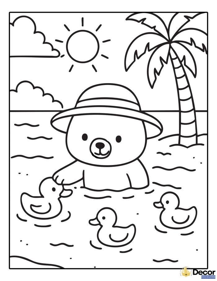 trang tô màu phù hợp trẻ 6 tuổi