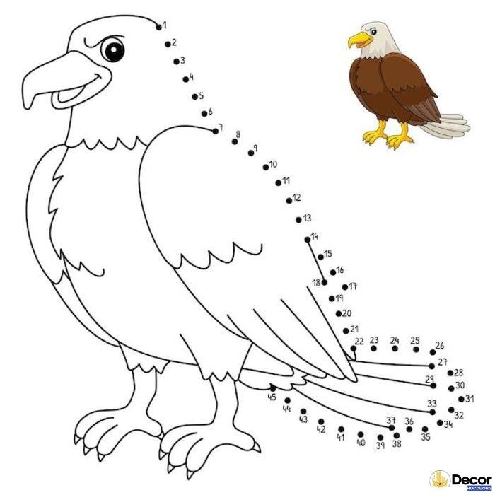 tranh nối số vui vẻ