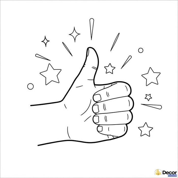 tranh tô màu bàn tay trẻ em