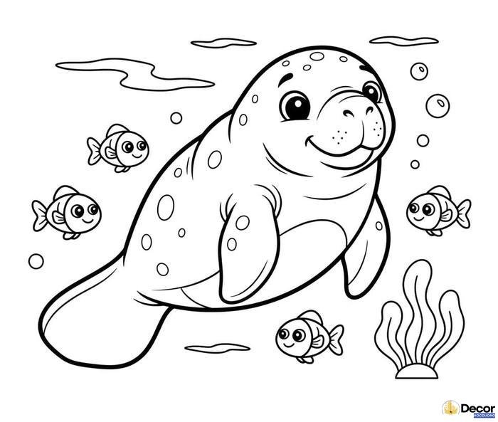tranh tô màu cho bé 6 tuổi ngộ nghĩnh