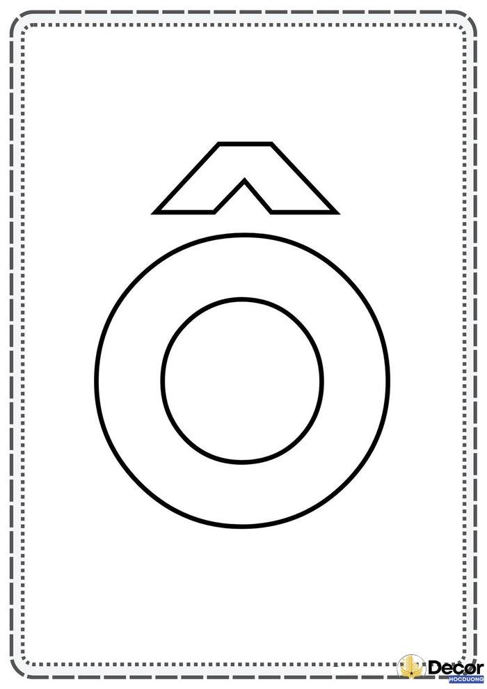 tranh tô màu chữ cái đẹp