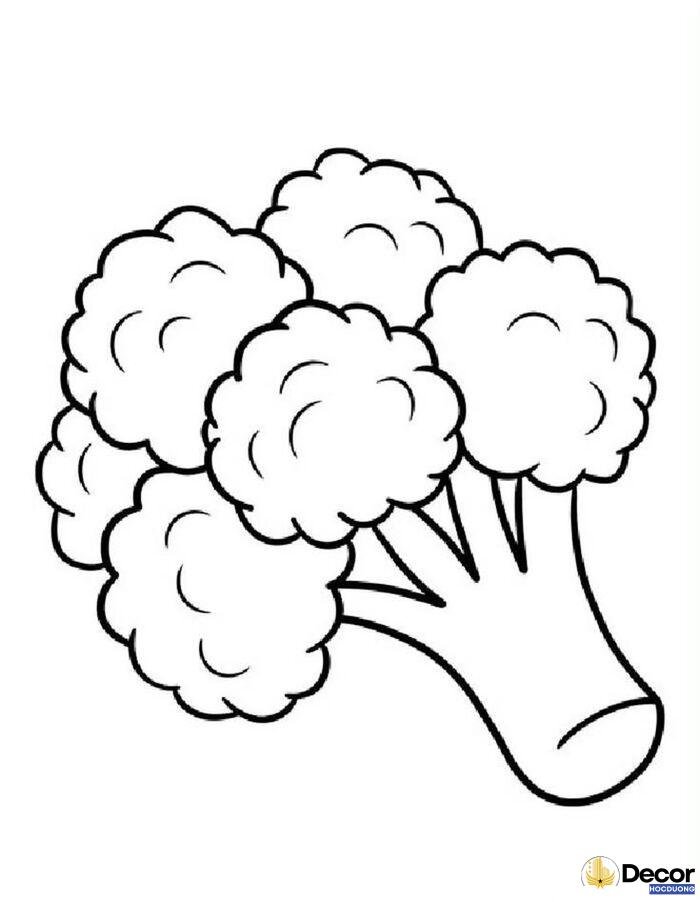 tranh tô màu hoa quả nhiều loại