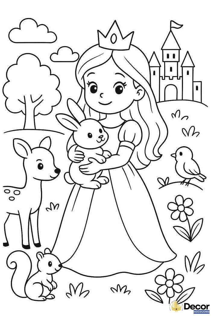 tranh tô màu hoạt hình