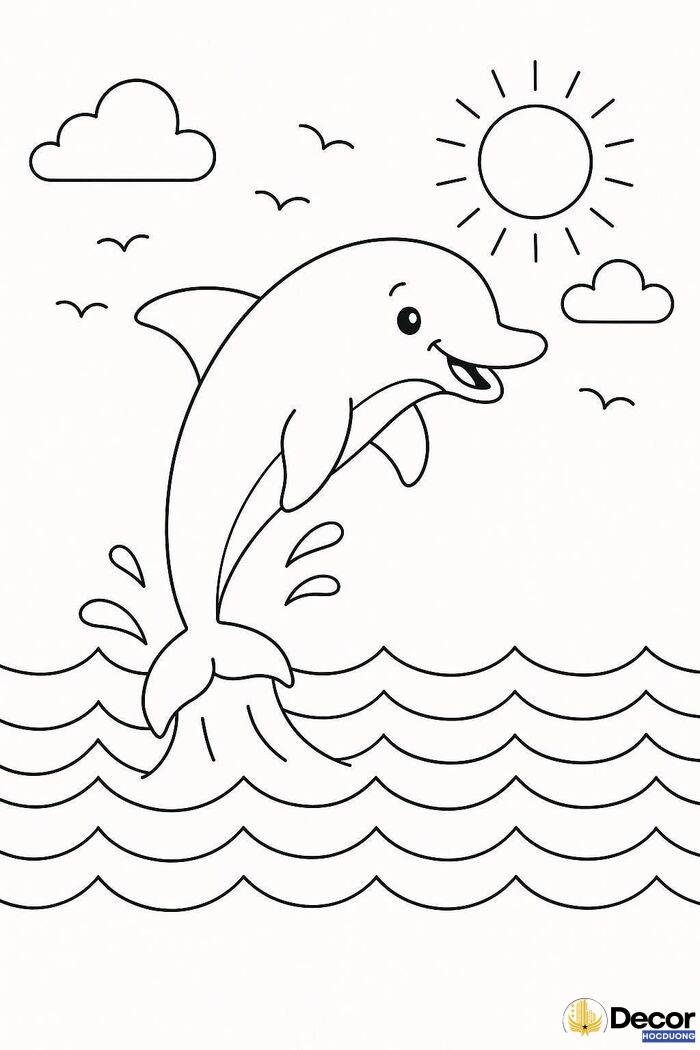 tranh tô màu sách vở cho bé