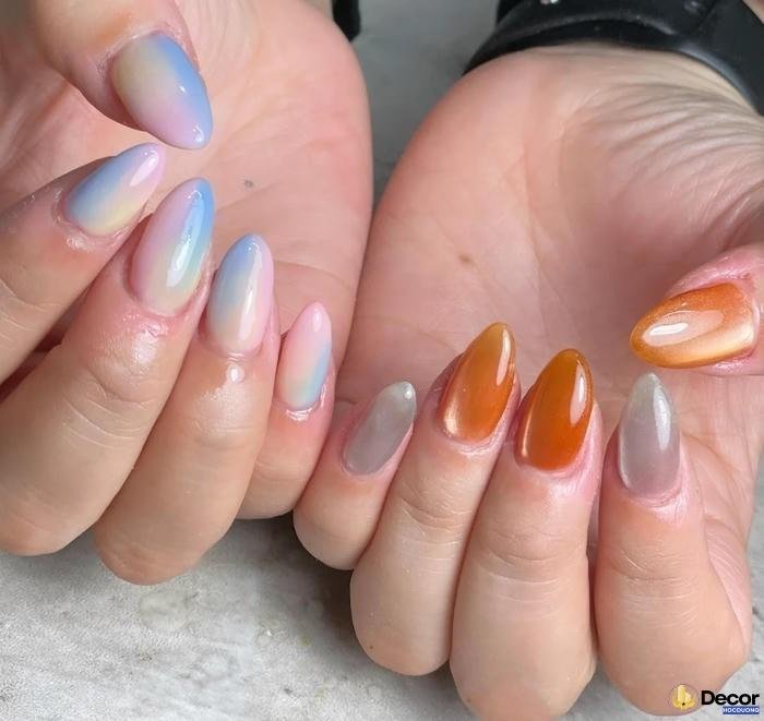 almond nails hiện đại