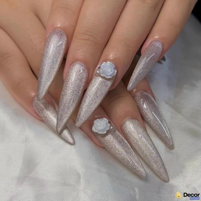 american nails đơn giản