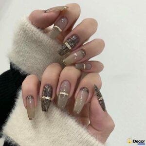 ảnh mẫu nail màu thạch nghệ thuật 4k