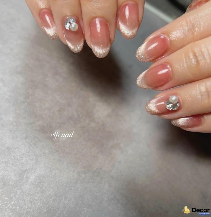 cat eye nails dễ thương