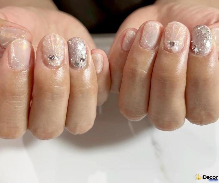 cat eye nails đơn giản
