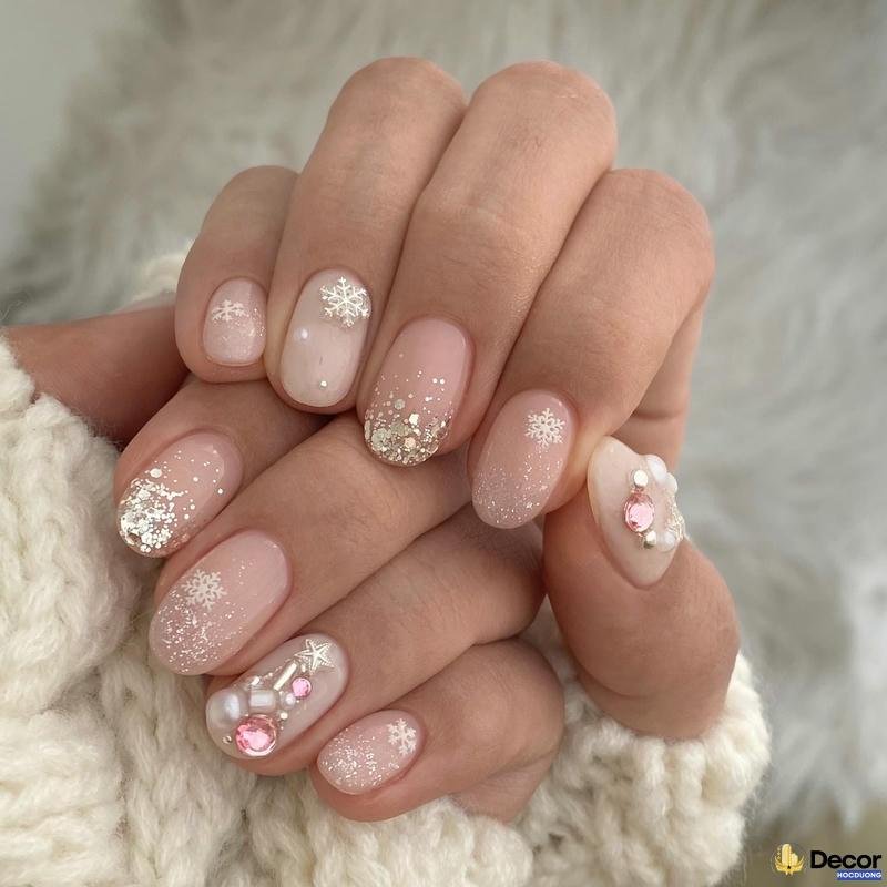 mẫu nail giáng sinh cực nét full hd
