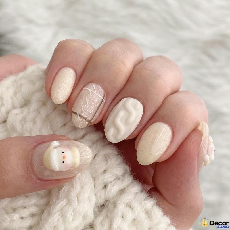 mẫu nail giáng sinh cực nét hd