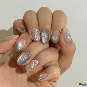 mẫu nail giáng sinh đẹp