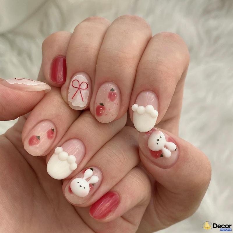 mẫu nail giáng sinh đẹp nhất 4k