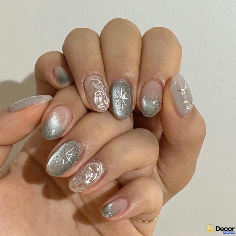 mẫu nail giáng sinh đẹp