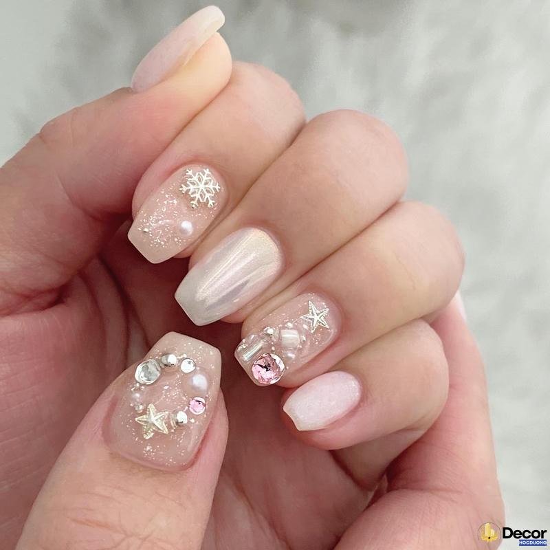 mẫu nail giáng sinh hd