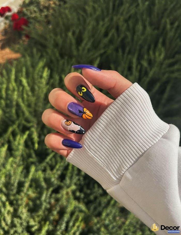 mẫu nail halloween đẹp nhất full hd