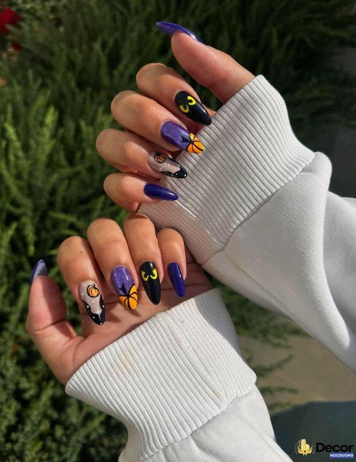 mẫu nail halloween đẹp nhất hd