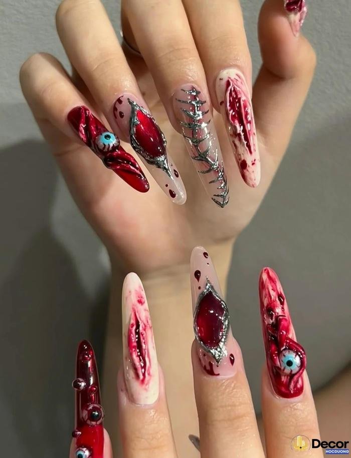 mẫu nail halloween đẹp