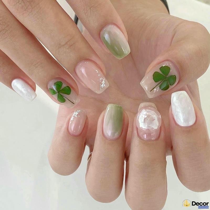 mẫu nail hàn quốc sang chảnh hd