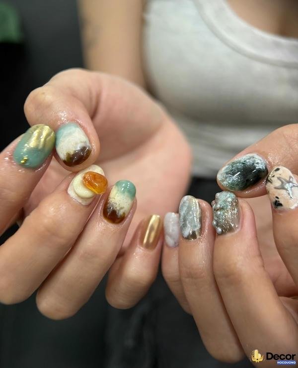 mẫu nail loang siêu nét 4k