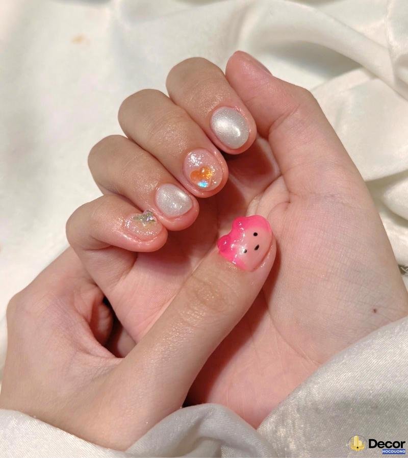 mẫu nail mắt mèo siêu nét 4k
