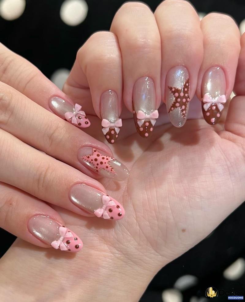 mẫu nail màu thạch đẹp nhất hd