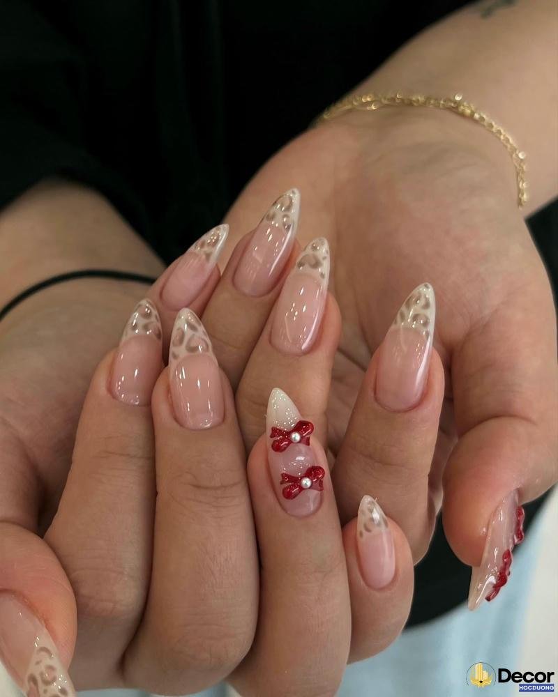 mẫu nail màu thạch đẹp nhất nét