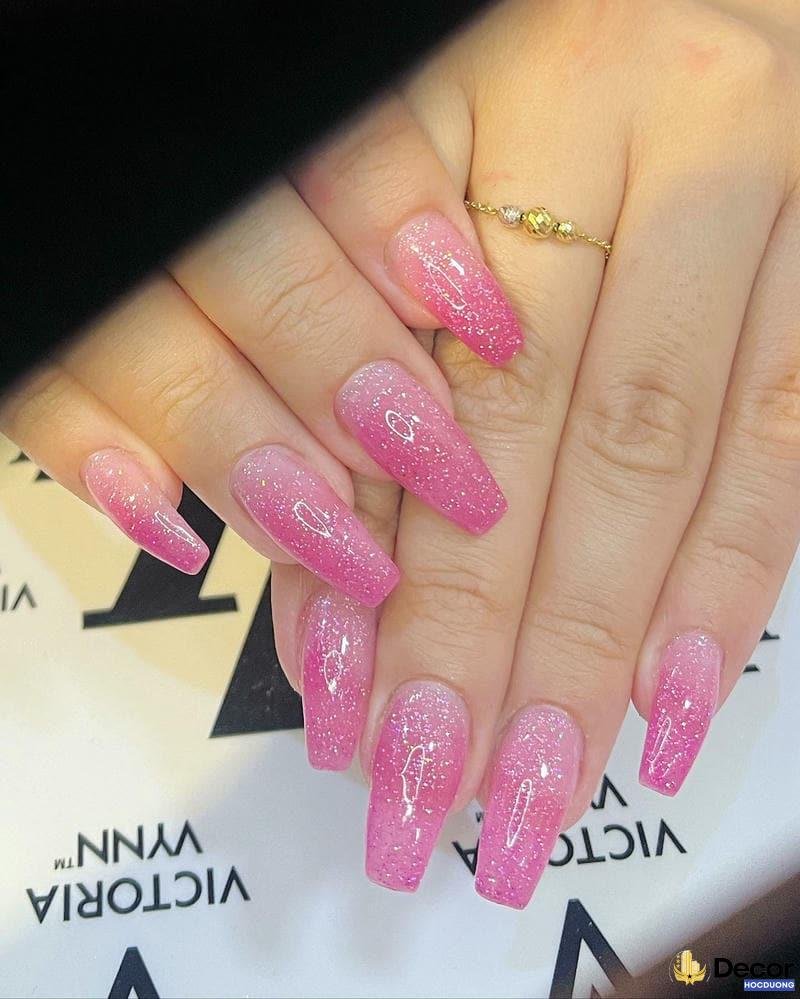 mẫu nail màu tím cực nét 4k