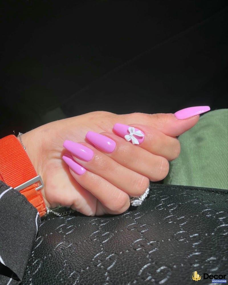 mẫu nail màu tím đẹp nhất hd