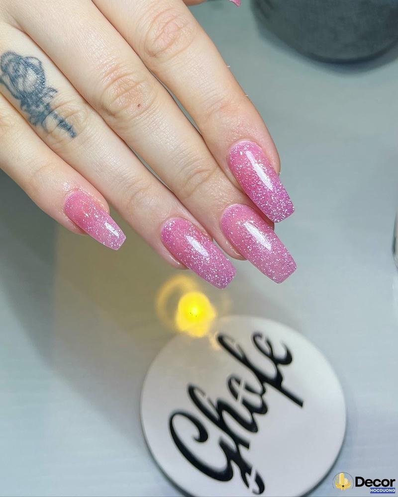 mẫu nail màu tím sang chảnh hd