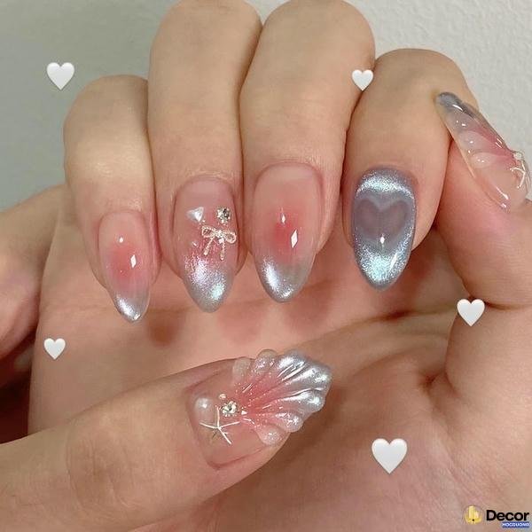 mẫu nail móng ngắn đẹp