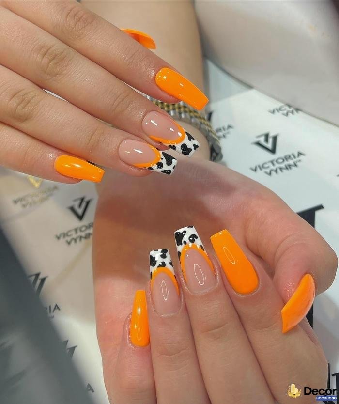 nail cam thạch ngọt ngào nét