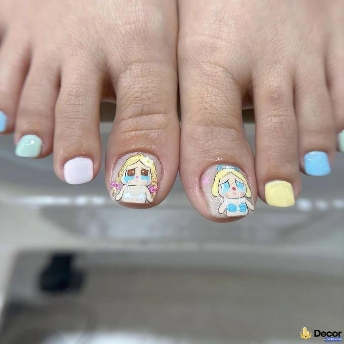nail chân hiện đại