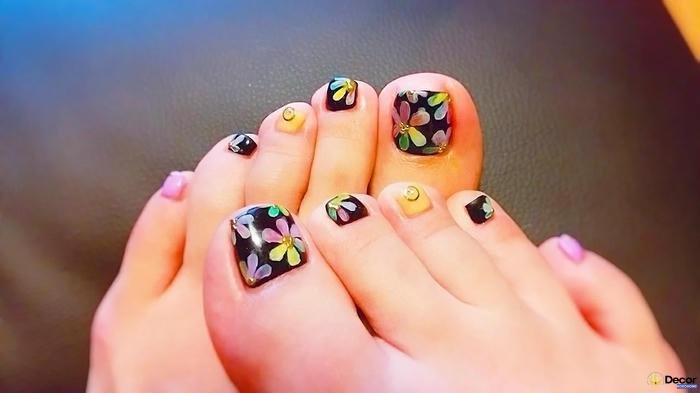 nail chân phong cách