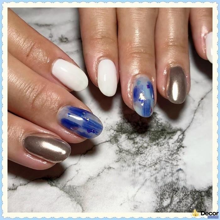 nail cho da ngăm nghệ thuật