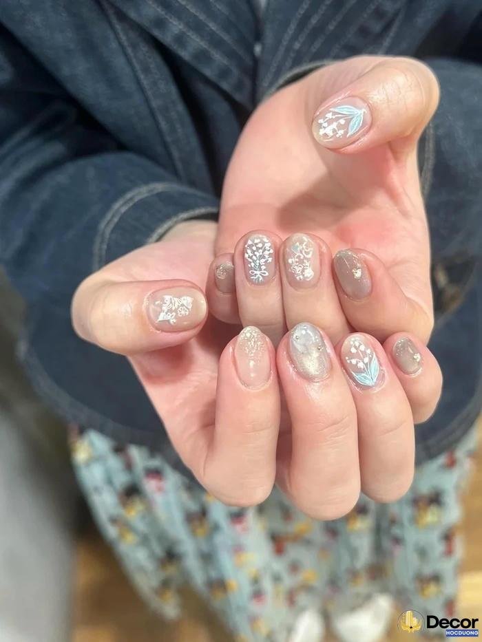 nail cô dâu nghệ thuật