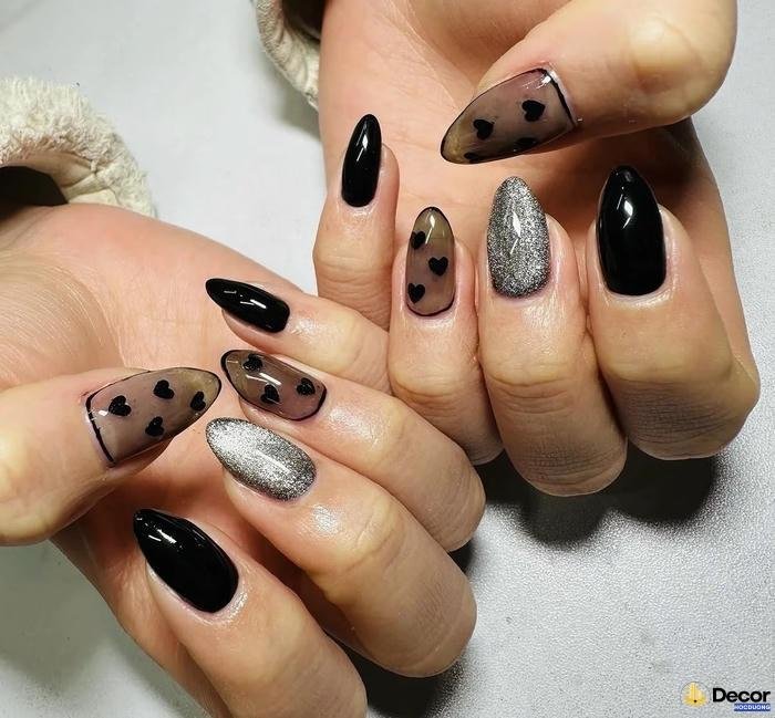 nail đen đẹp mắt