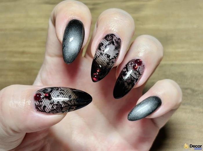 nail đen nghệ thuật