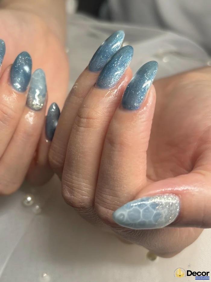 nail đi biển đơn giản