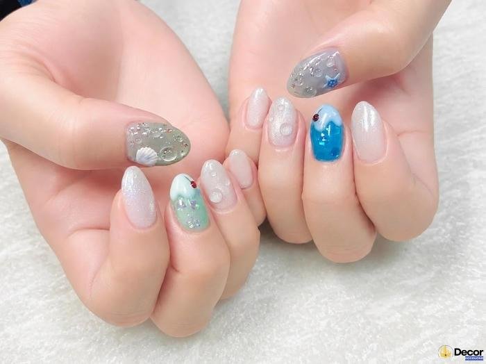 nail đi biển sáng tạo