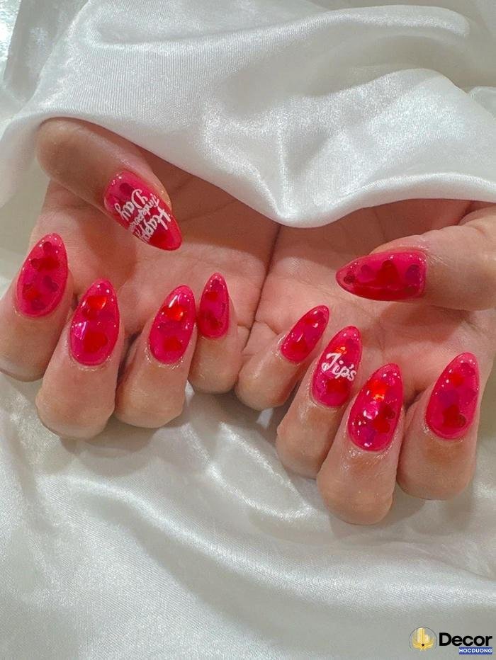 nail đỏ đẹp