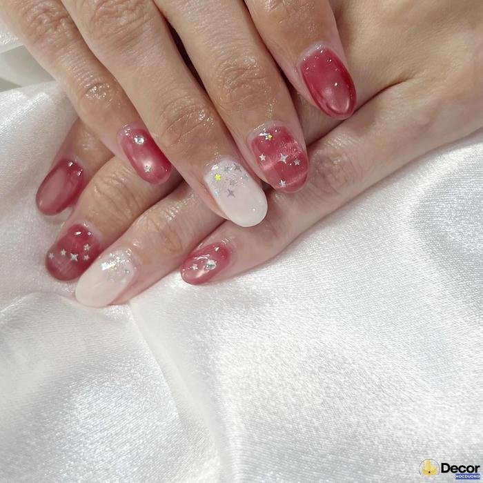 nail đỏ tinh tế